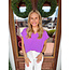 The Uptown Peach Lovely Lilac Blouse
