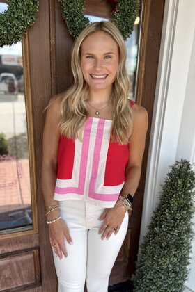 Rose Red & Pink Tank
