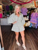Leah Leopard Print Romper