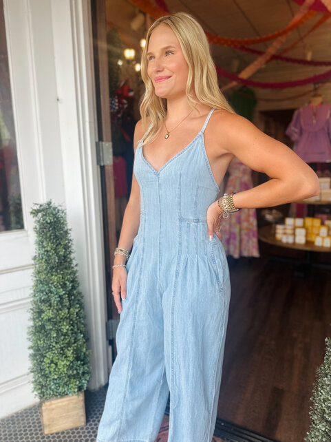 The Denim Jumpsuit