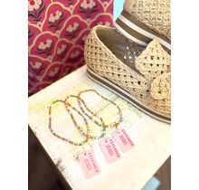 Beaded Blondes Groovy Sprinkle Anklet - Extended