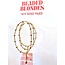 The Uptown Peach Beaded Blondes June Bracelet in Gold - Petite