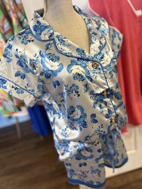 Simply Southern Floral Pajama Set