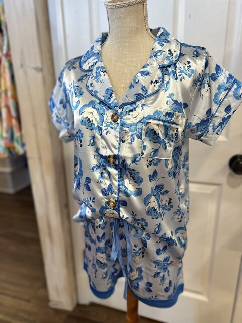 Simply Southern Floral Pajama Set