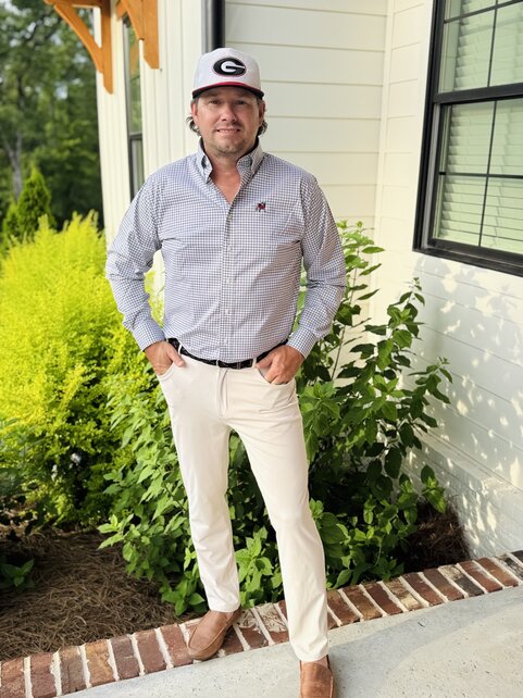 Peach State Pride - Bulldog Button Down