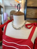 Gold & Silver Linked Necklace Gold & Silver Linked Necklace