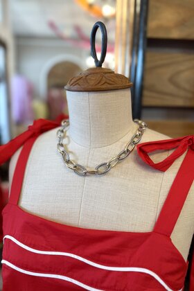 Gold & Silver Linked Necklace