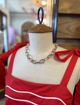 Gold & Silver Linked Necklace