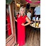 The Uptown Peach Everyday Maxi in Red