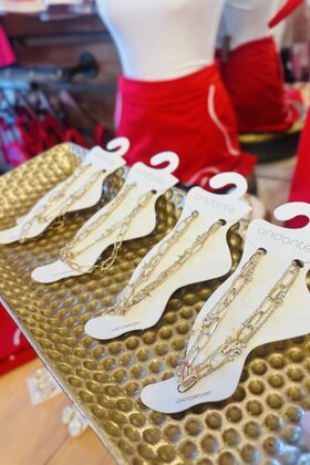 Gold Star Mix Anklet