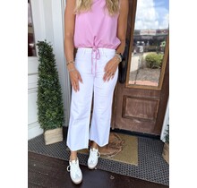 Whitney’s White Wide Leg Jeans