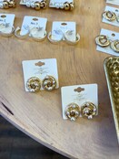 Shell & Pearl Swirl Studs