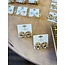 The Uptown Peach Shell & Pearl Swirl Studs