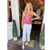 Whitney’s White Wide Leg Jeans