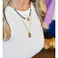 The Uptown Peach Summer Fun Beaded Necklace