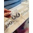 The Uptown Peach Summer Textured Hoops