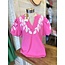 The Uptown Peach Tropical Pink Top