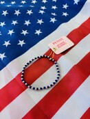 Cobalt Blue Beaded Blondes Bracelet