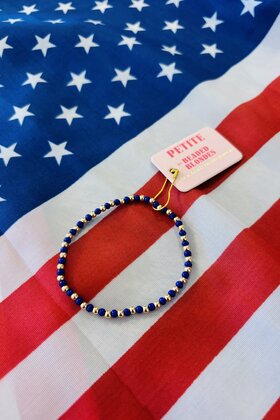 Cobalt Blue Beaded Blondes Bracelet