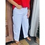 The Uptown Peach Katies White Barrel Jeans