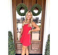 Riley Red Athletic Dress