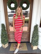 Sadie Striped Knit Dress