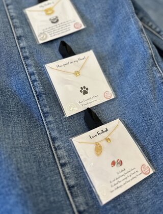 Football Quote Necklace