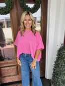 Oversized Staple Top