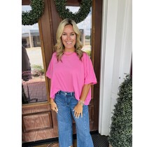 Oversized Staple Top