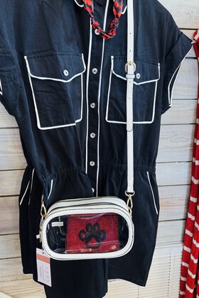 Game Day Clear Purse - Oval