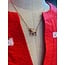 The Uptown Peach Bulldog Necklace