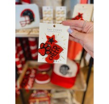 Cheer Paw Print and Star Pin Set