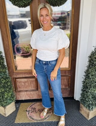 Alison Mid-Rise Flare Jeans