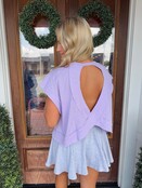 Laney Lavender Open Back Top