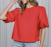 Bubble Bow Back Top