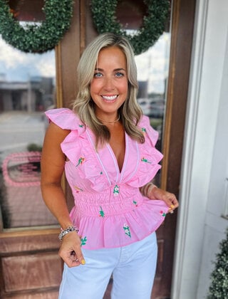 The Flower Bouquet Top