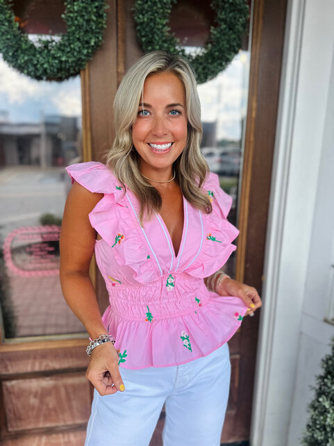 The Flower Bouquet Top