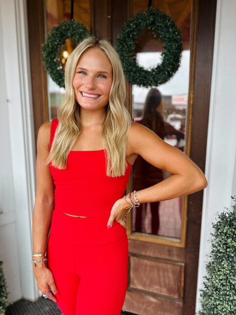 Riley Ribbed Workout Tank