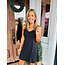 The Uptown Peach On the Go Black Active Dress