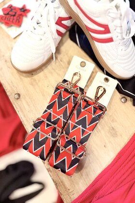 Red & Black Bag Strap