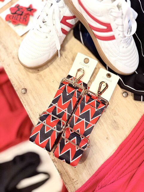 Red & Black Bag Strap