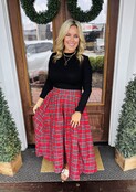 Holly Jolly Plaid Skirt