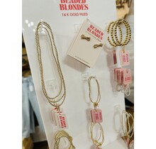 Beaded Blondes 3MM Gold Necklace