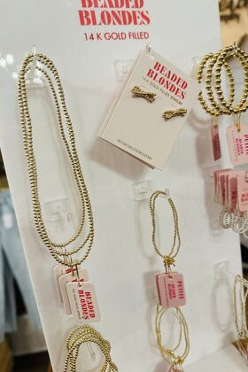 Beaded Blondes 3MM Gold Necklace