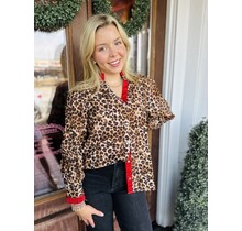 Lindsey Leopard Top