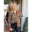 The Uptown Peach Lindsey Leopard Top