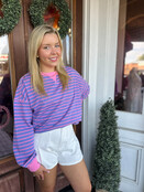 Whitney White Denim Shorts