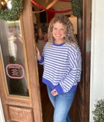 The Comfy Blue Stripe Top