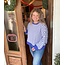 The Uptown Peach The Comfy Blue Stripe Top