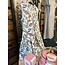 The Uptown Peach Floral Zip Up Athletic Dress